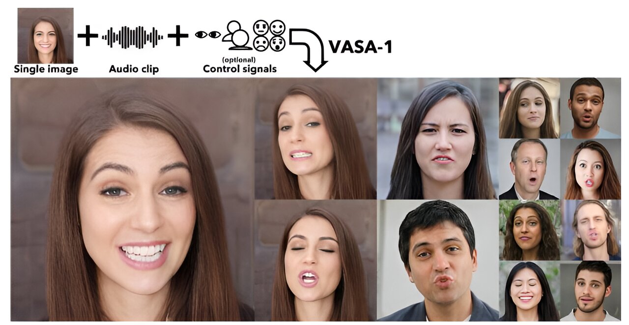 برنامه هوش مصنوعی مایکروسافت VASA-1 باعث می شود عکس ها با حالات چهره باورپذیر صحبت و آواز بخوانند