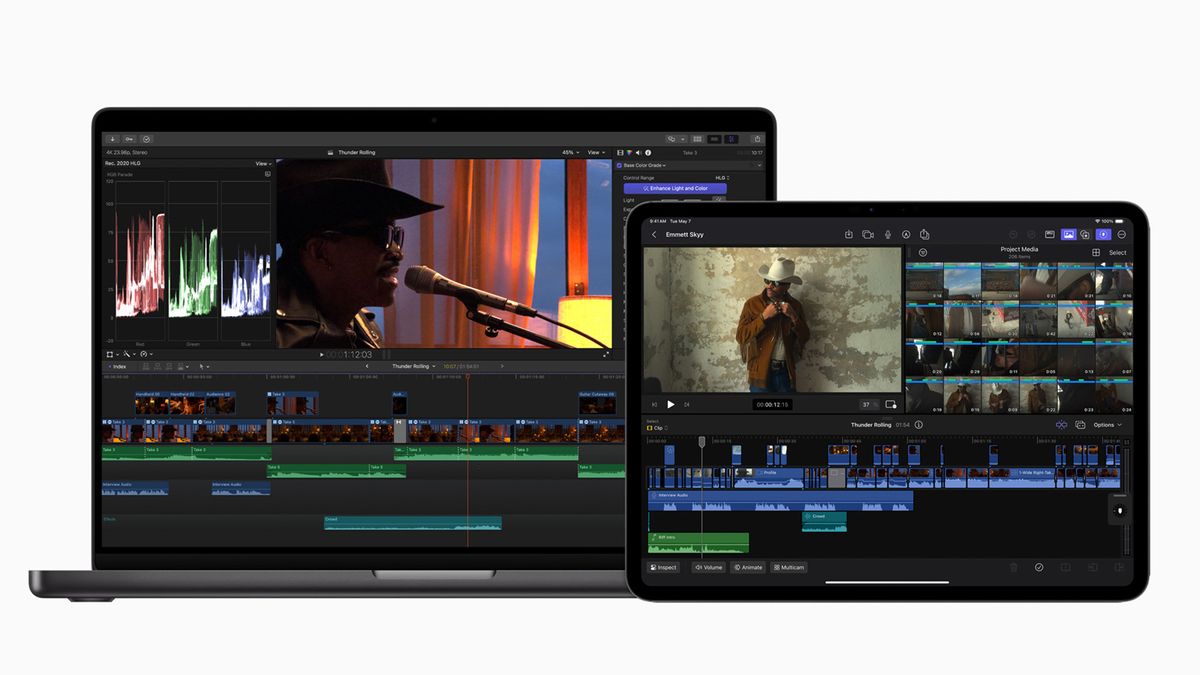 برنامه‌های جدید Final Cut Pro اپل، آی‌پد شما را به یک استودیوی چشمگیر با چند دوربین تبدیل می‌کند